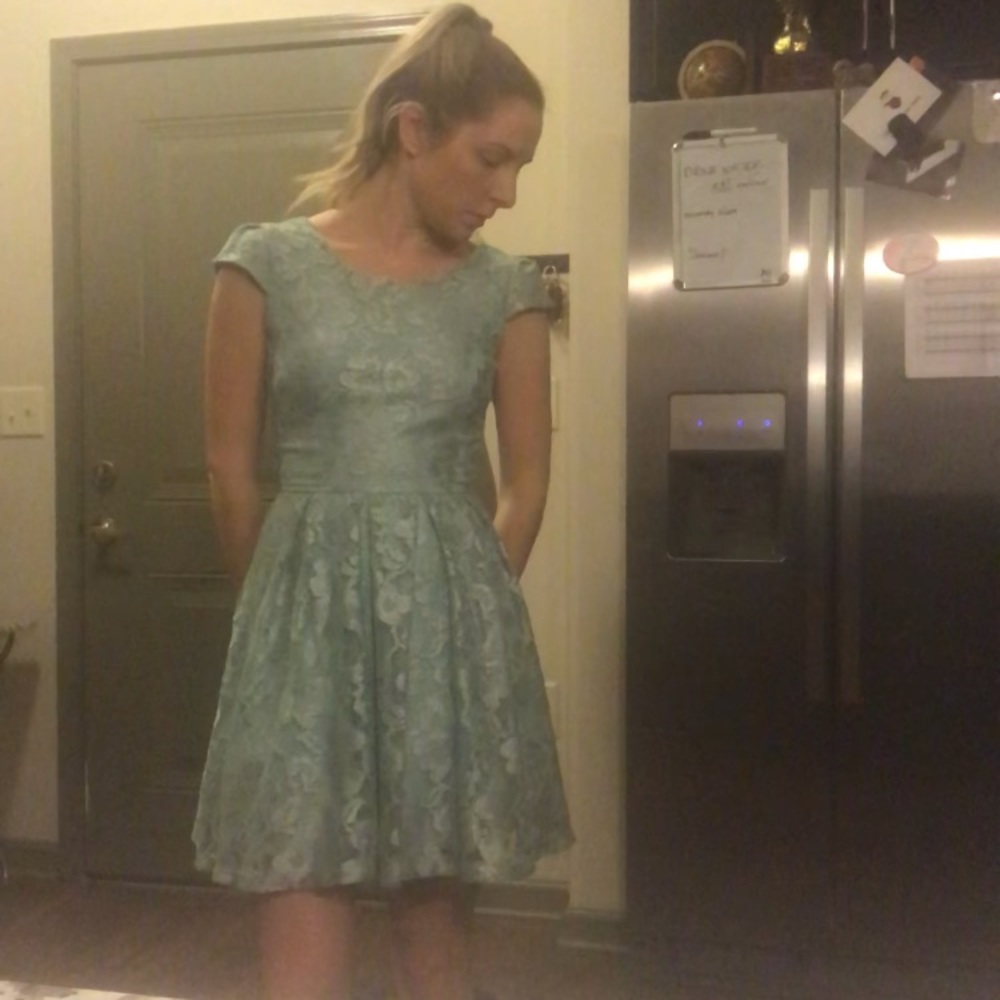 Mint Green Dress